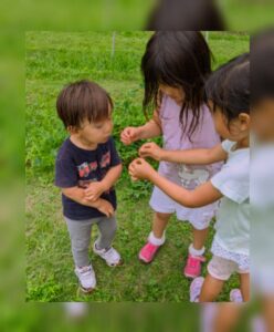 夏の自然と子ども